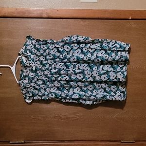 Flower print top